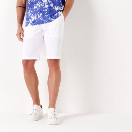 Texas Slim Bermuda Short: White