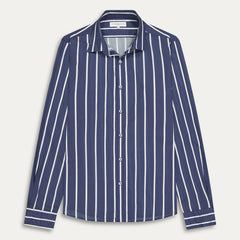 Tiny Stripe Shirt L/S: Navy
