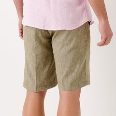 Turner Stretch Linen Short: Khaki