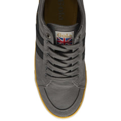 Comet Plimsoll Sneaker: Ash/Black/Sun