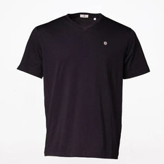 V-Neck Slub Tee S/S: Dk Navy