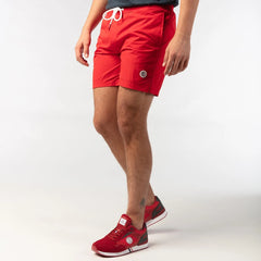 Solid Swim Short: Red