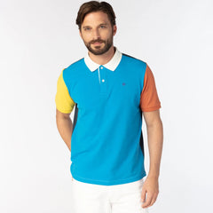 Colorblock Pique Polo S/S: Pool