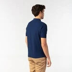 Polo Collar Sweater S/S: Navy