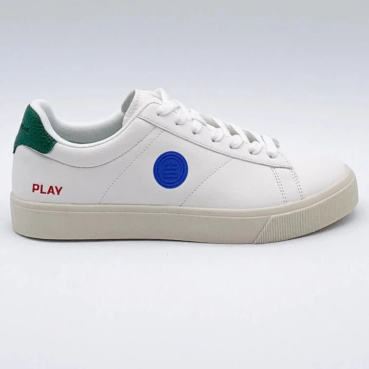 "PLAY" Sneaker: White