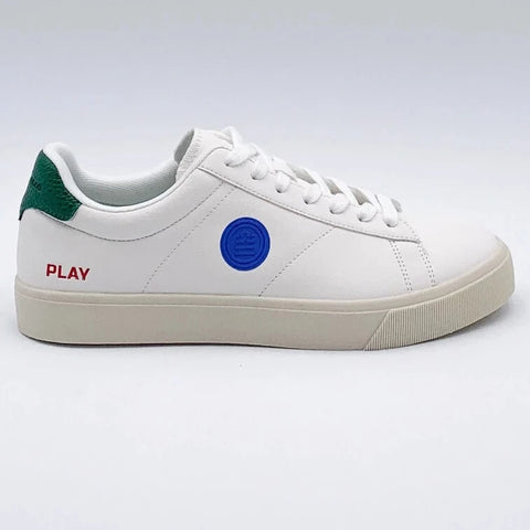 "PLAY" Sneaker: White