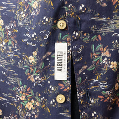 Garden Floral Shirt S/S: Dk Navy