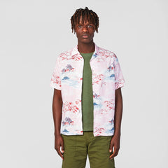 Tropical Print Shirt S/S: Rose