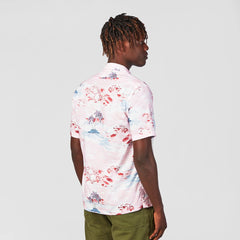 Tropical Print Shirt S/S: Rose