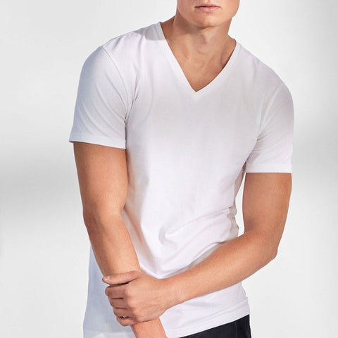 V-Neck T-Shirt 2 Pack: White