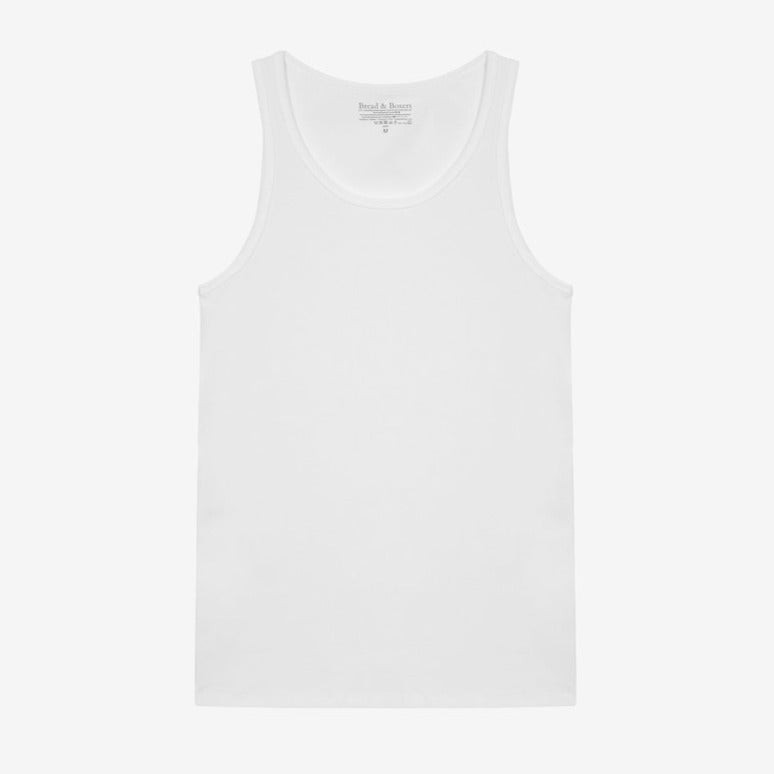 Ribbed Tank 2 Pack: White