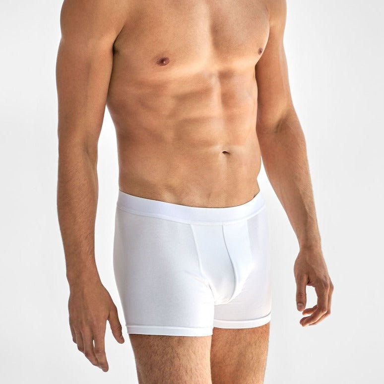 Boxer Brief 3 Pack: White – Henry & Company