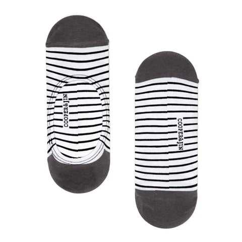 No Show Sock: Jin Stripe
