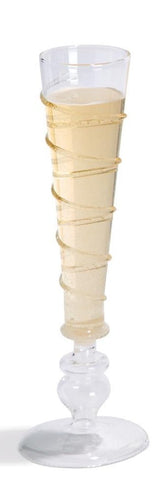 Verre Champagne Flute: Spiral
