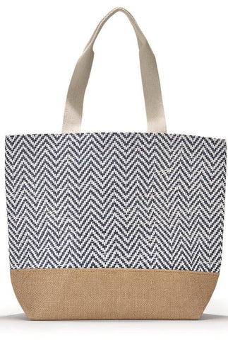 Mykonos Tote Bag: Chevron