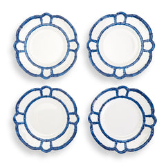 Blue Bamboo Dinner Plate: SOLD INDIVIDUALLY