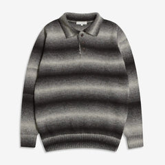 Kier Collared Sweater L/S: Slate Brown