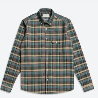 Larry Flannel Shirt L/S: Fuji Check