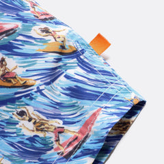Slipstream Print Swim Trunk: Blue