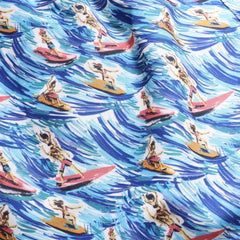 Slipstream Print Swim Trunk: Blue