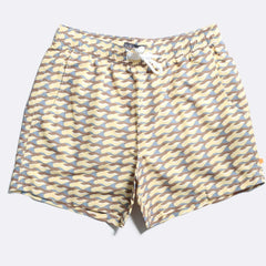 Wavista Print Swim Trunk: Yellow
