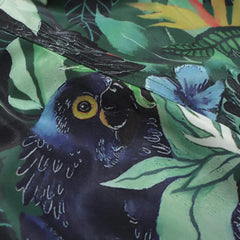 Vibrant Jungle Swim Trunk: Dk. Green