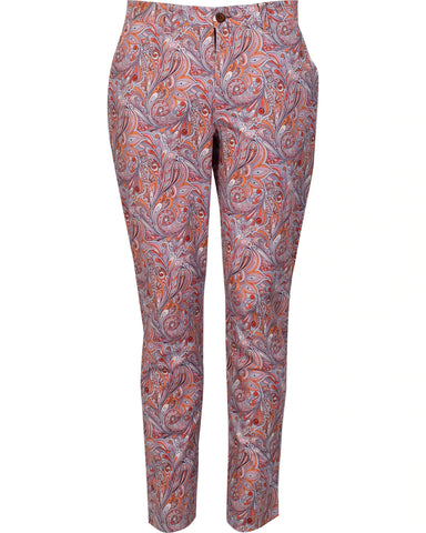 Charles Parasol Paisley Pant: Neapolitan