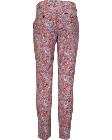 Charles Parasol Paisley Pant: Neapolitan