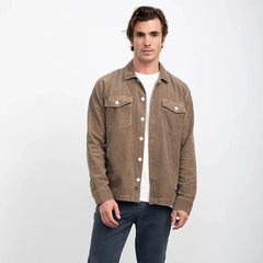 Kerouac Shirt Jacket L/S: Saddle
