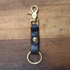 Swivel Clip Key Chain: Navy