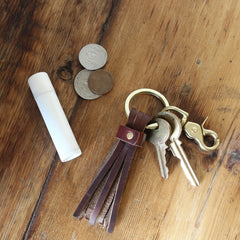 Swivel Clip Key Chain: Tassel