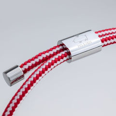 Little Lewis Bracelet M: White/Raspberry