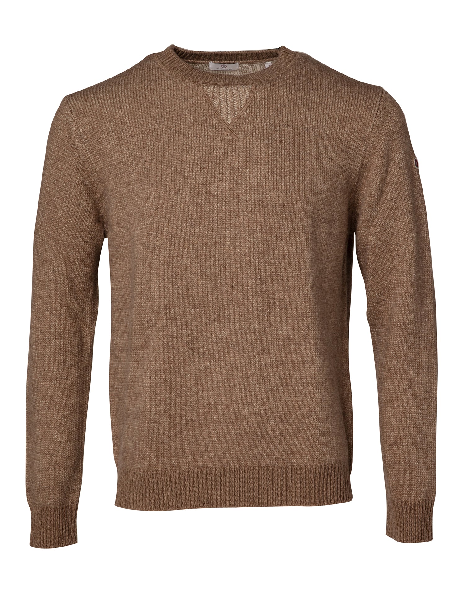 Crew Neck Sweater L/S: Beige