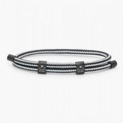Little Lewis Double Bracelet S: Light Grey/ Navy