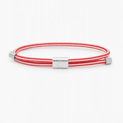 Little Lewis Bracelet M: White/Raspberry