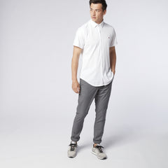 Pique Knit Shirt S/S: White