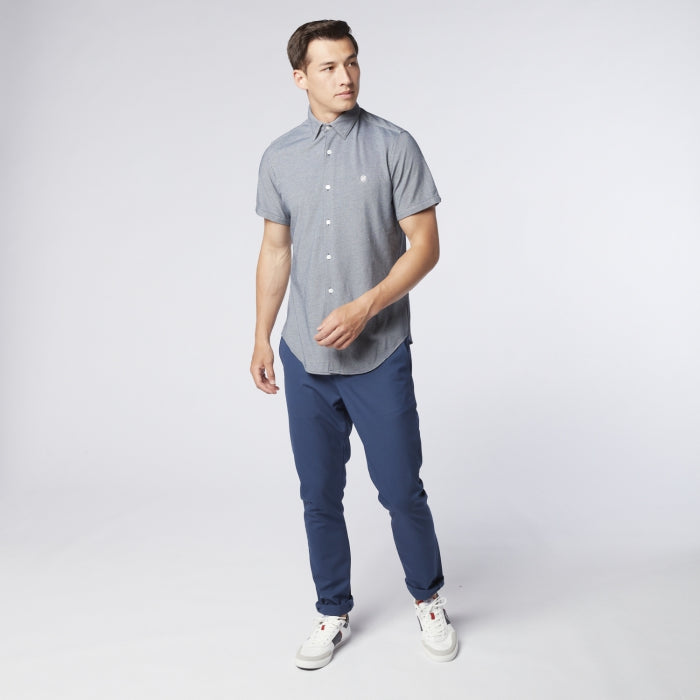 Pique Knit Shirt S S Grey