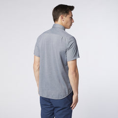 Pique Knit Shirt S/S: Grey