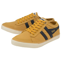 Comet Lace-Up Plimsoll: Sun/Navy