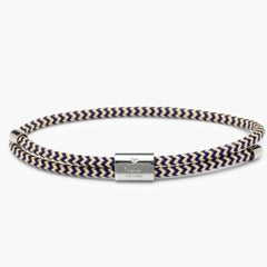 Little Lewis Bracelet L: Navy-Sand