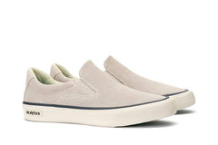 Hawthorne Suede Slip On: Ecru