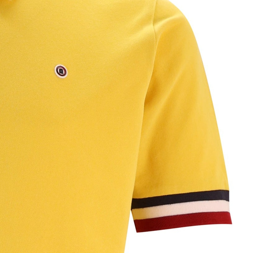 "PLAY" Stretch Polo S/S: Yellow