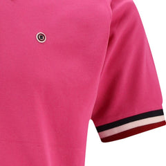 "PLAY" Stretch Polo S/S: Fushia