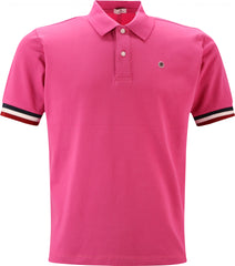 "PLAY" Stretch Polo S/S: Fushia