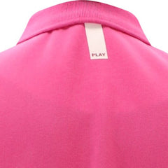 "PLAY" Stretch Polo S/S: Fushia