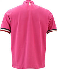 "PLAY" Stretch Polo S/S: Fushia