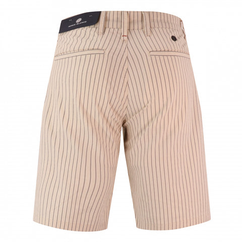Striped Bermuda Short: Off White