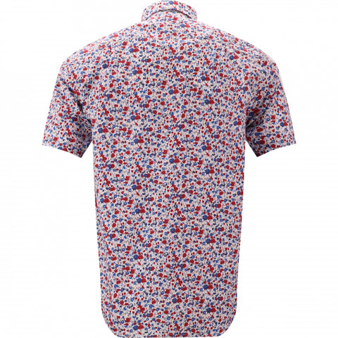 Field of Flowers Shirt S/S: Azure