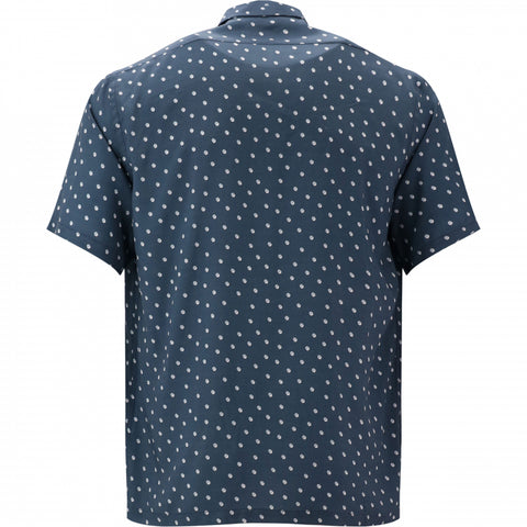 Double Dot Camp Shirt: Dark Navy