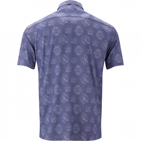 Floating Bloom Shirt S/S: Royal